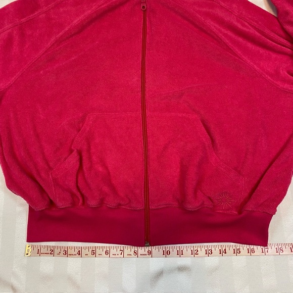 Offline by Aerie Terry Full Zip Hoodie Women's XS Pink Fleece Gorpcore Beach - Picture 5 of 13